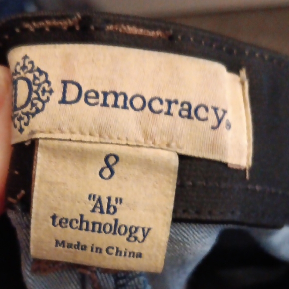 Democracy Womens Classic Flare Jeans, Size 8 - Picture 2 of 4